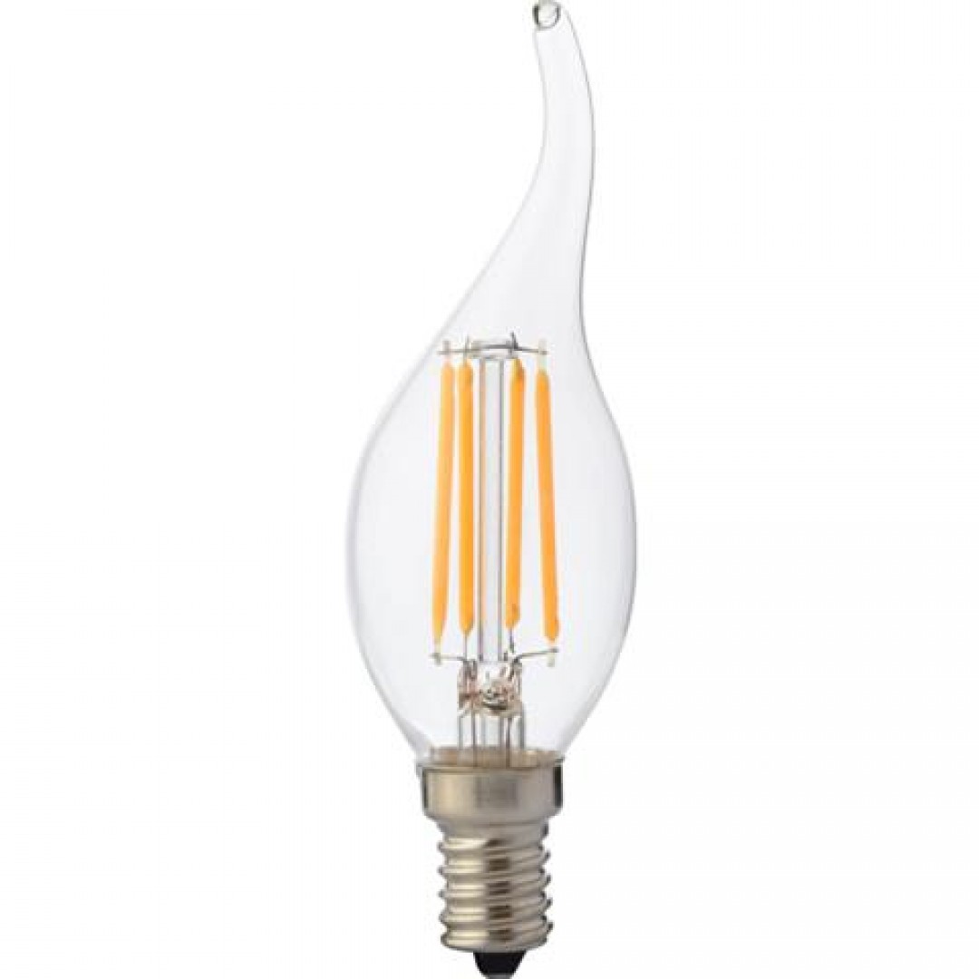 

Лампа светодиодная филаментная E14 4W 2700К 001-014-0004 HRZ00002159, HRZ00002159 FILAMENT FLAME-4
