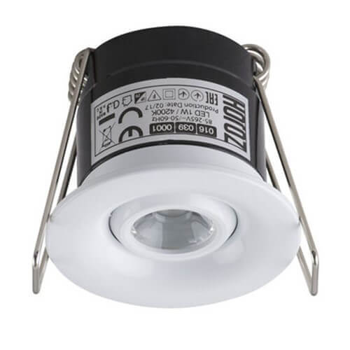 

Встраиваемый светодиодный светильник Horoz Silvia 1W 4200К белый 016-039-0001 HRZ00002306, HRZ00002306 Silvia