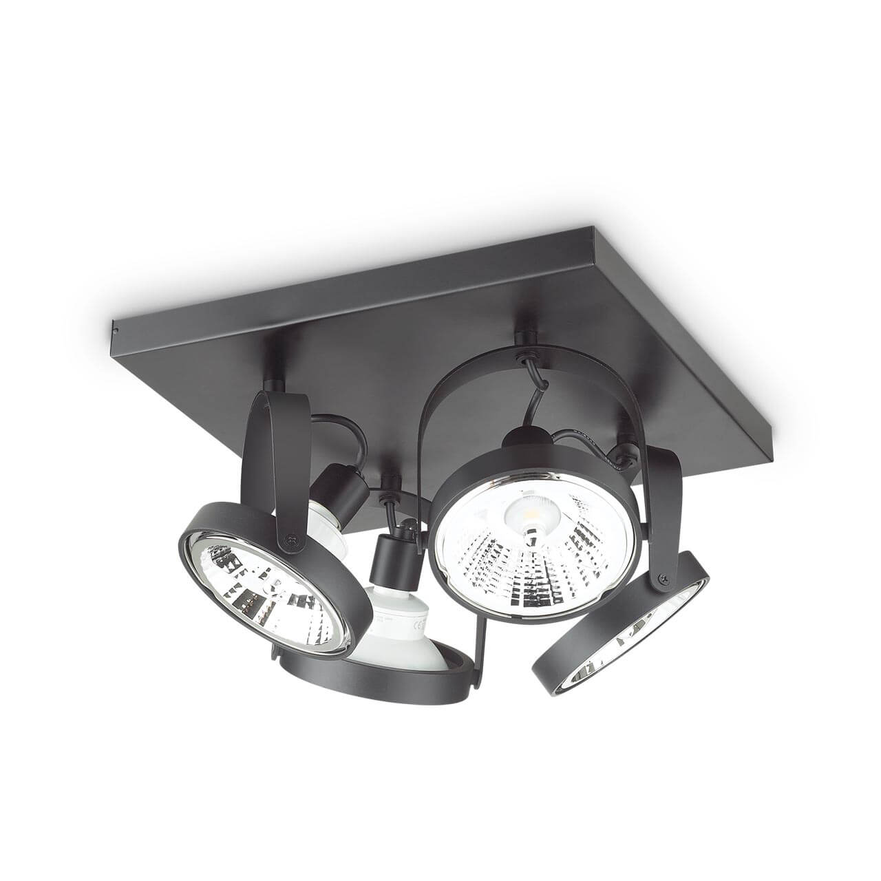 

Спот Ideal Lux Glim PL4 Square Nero 229645, Черный, Glim PL4 Square Nero Glim