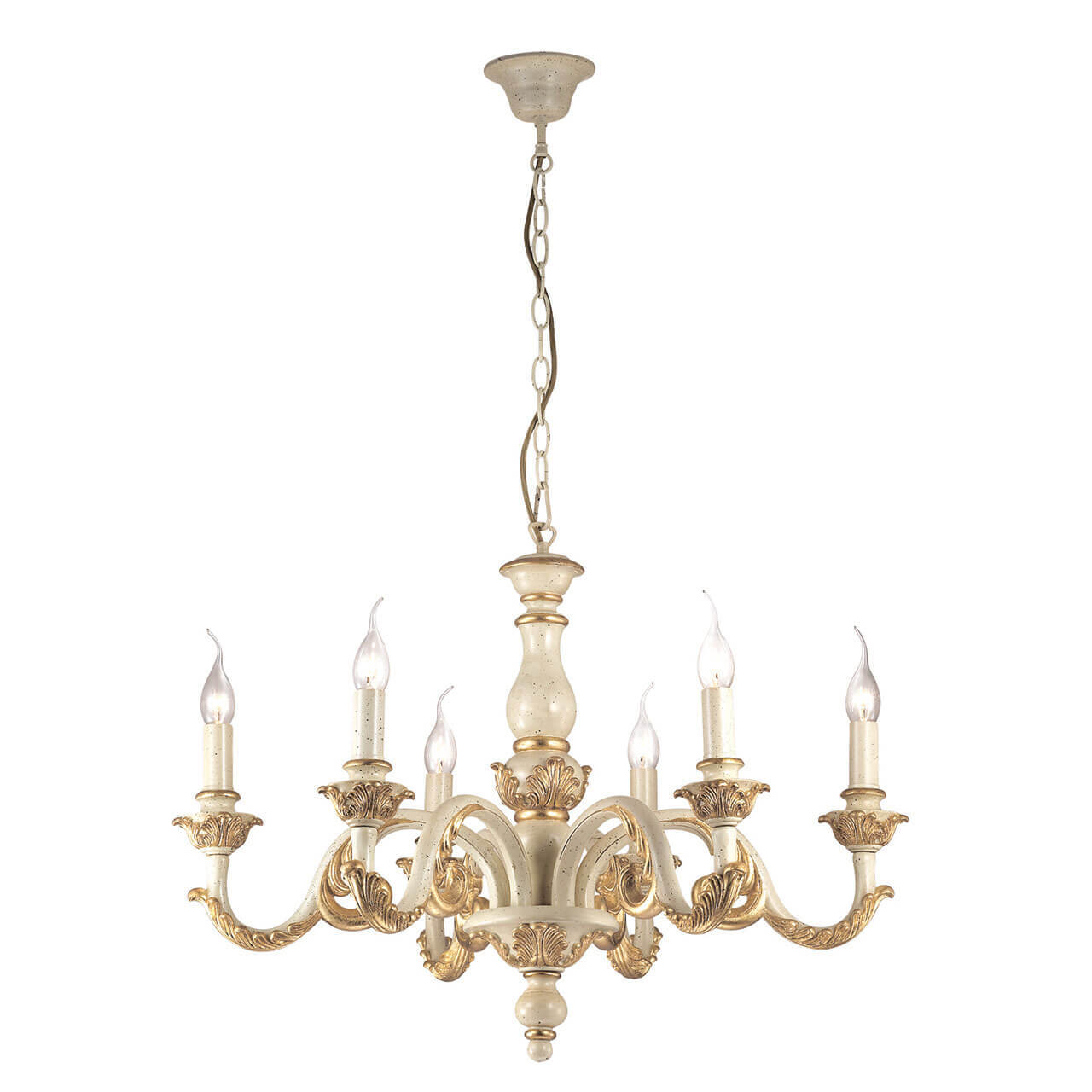 

Подвесная люстра Ideal Lux Giglio Sp6 075327, Золотой, Giglio Sp6 Giglio Oro