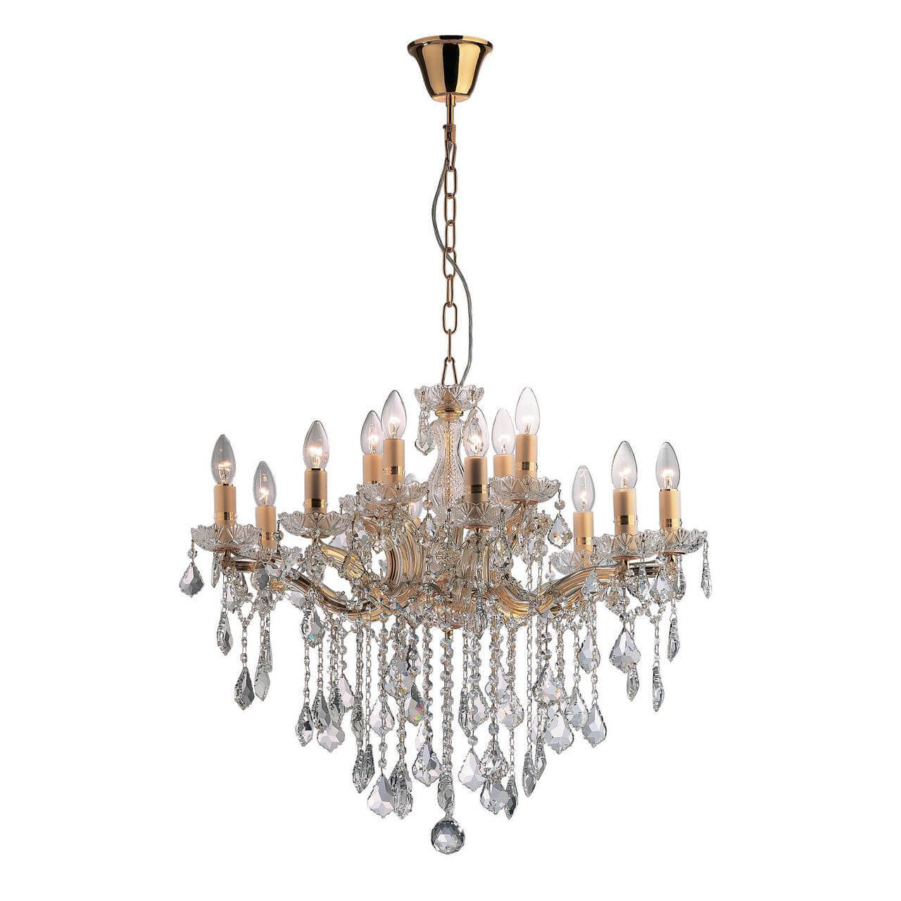 

Подвесная люстра Ideal Lux Florian SP12 Oro 035611, Золотой, Florian SP12 Oro Florian Oro
