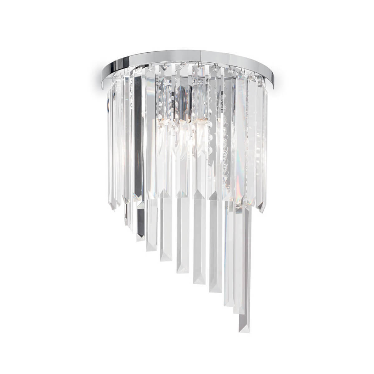 

Настенный светильник Ideal Lux Carlton AP3 Cromo 168913, Хром, Carlton AP3 Cromo Carlton