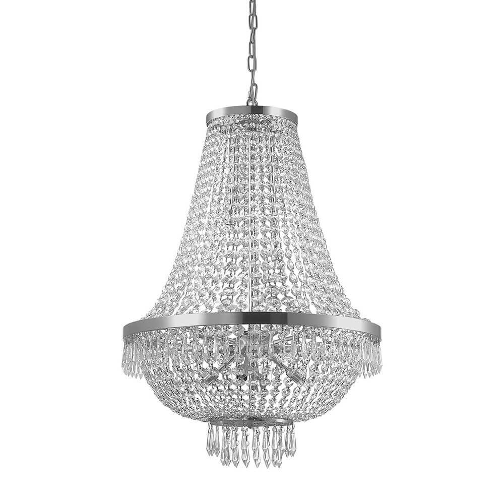 

Подвесная люстра Ideal Lux Caesar SP12 Cromo 114279, Хром, Caesar SP12 Cromo Caesar