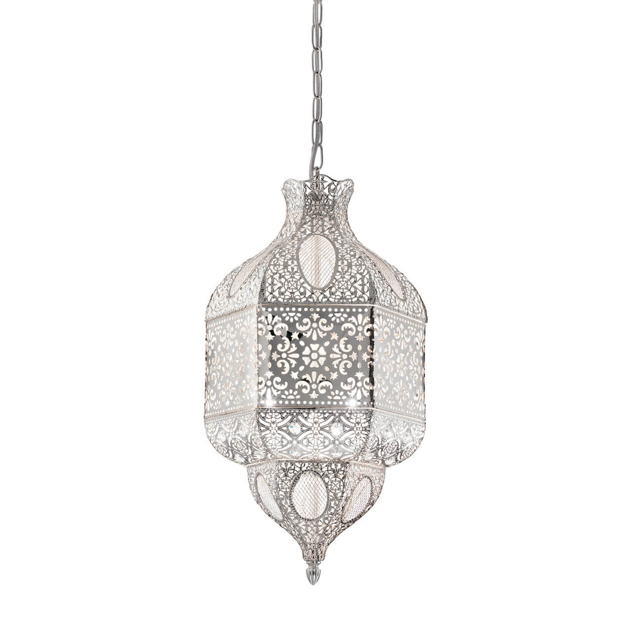 

Подвесной светильник Ideal Lux Nawa-1 SP3 141923, Серебро, Nawa-1 SP3 Nawa-1