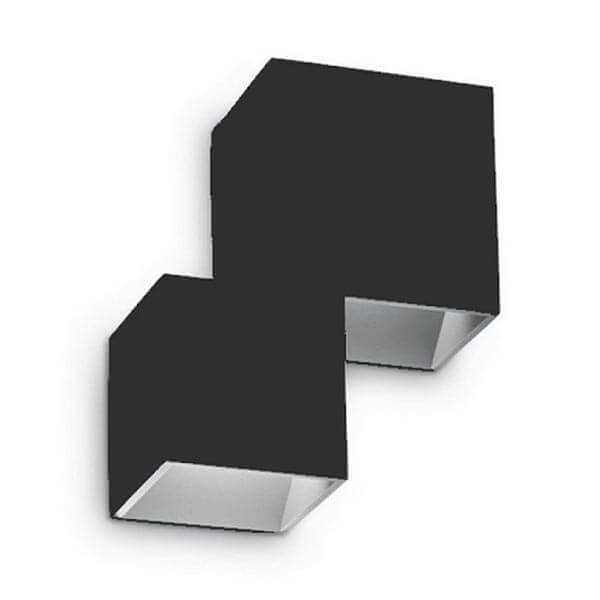 

Уличный настенный светодиодный светильник Ideal Lux Rubik Ap2 Nero 4000K 180045, Черный, Rubik Ap2 Nero 4000K Rubik