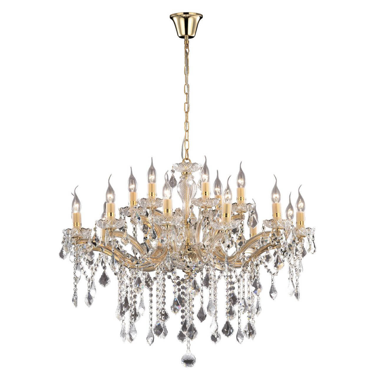 

Подвесная люстра Ideal Lux Florian SP18 Oro 075181, Золотой, Florian SP18 Oro Florian Oro