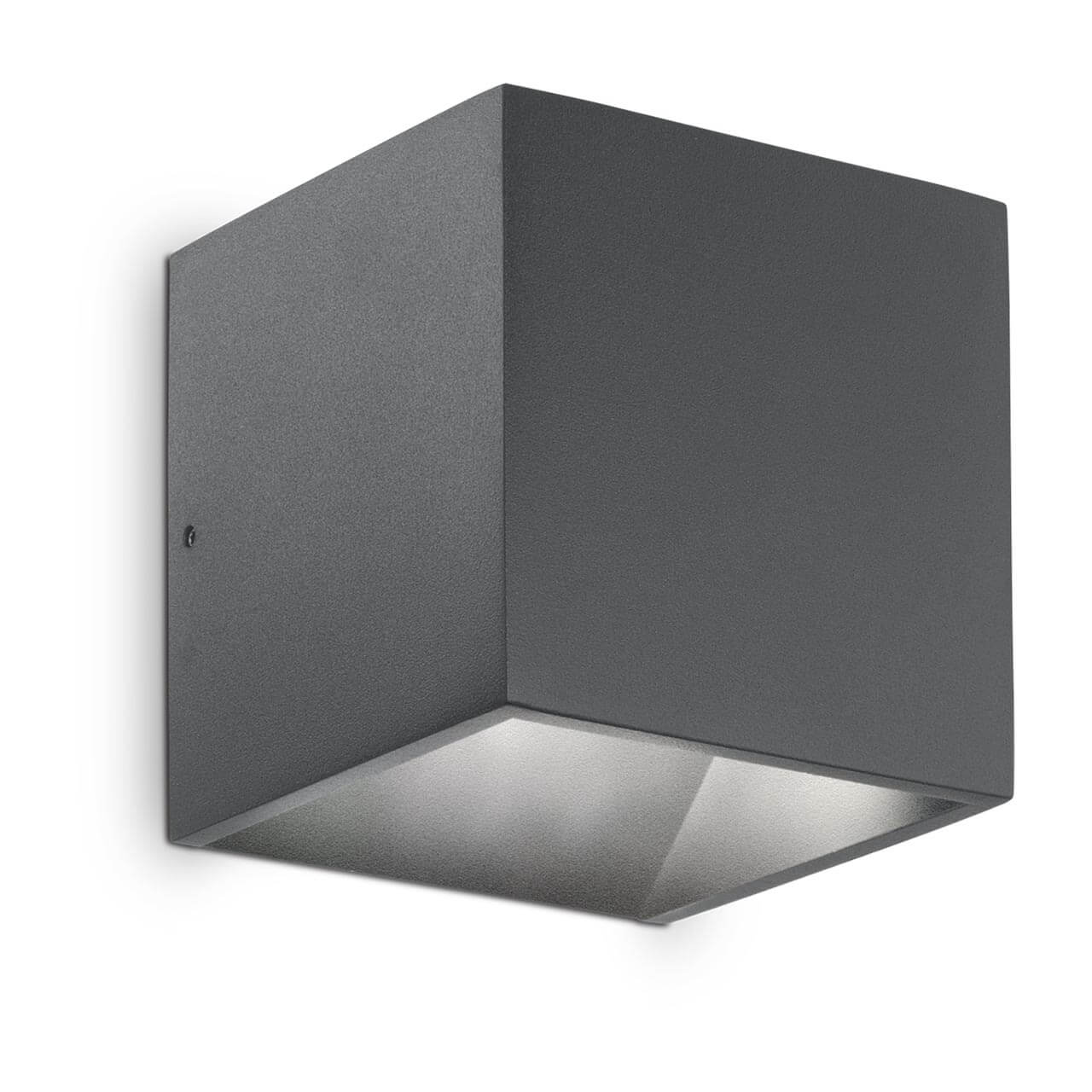 

Уличный настенный светодиодный светильник Ideal Lux Rubik AP1 Antracite 3000K 247083, Антрацит, Rubik AP1 Antracite 3000K Rubik