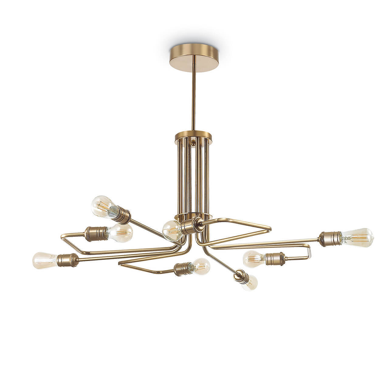 

Подвесная люстра Ideal Lux Triumph Sp8 Ottone Antico 160269, Латунь, Triumph Sp8 Ottone Antico Triumph
