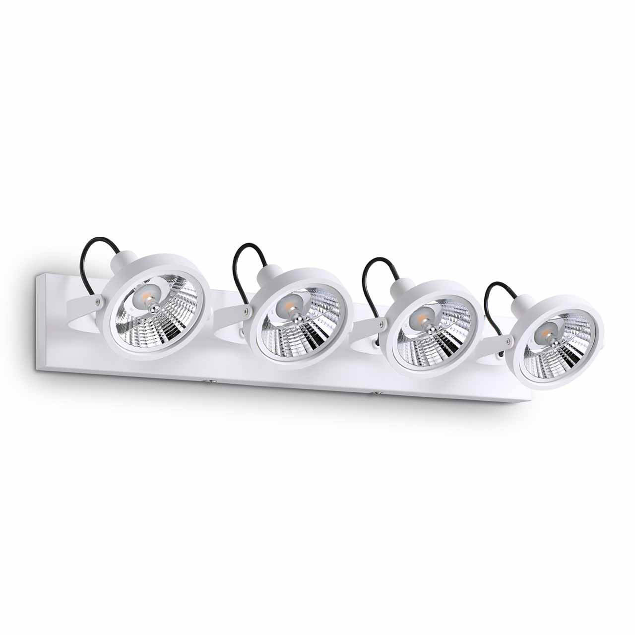 

Спот Ideal Lux Glim PL4 Bianco 200217, Белый, Glim PL4 Bianco Glim