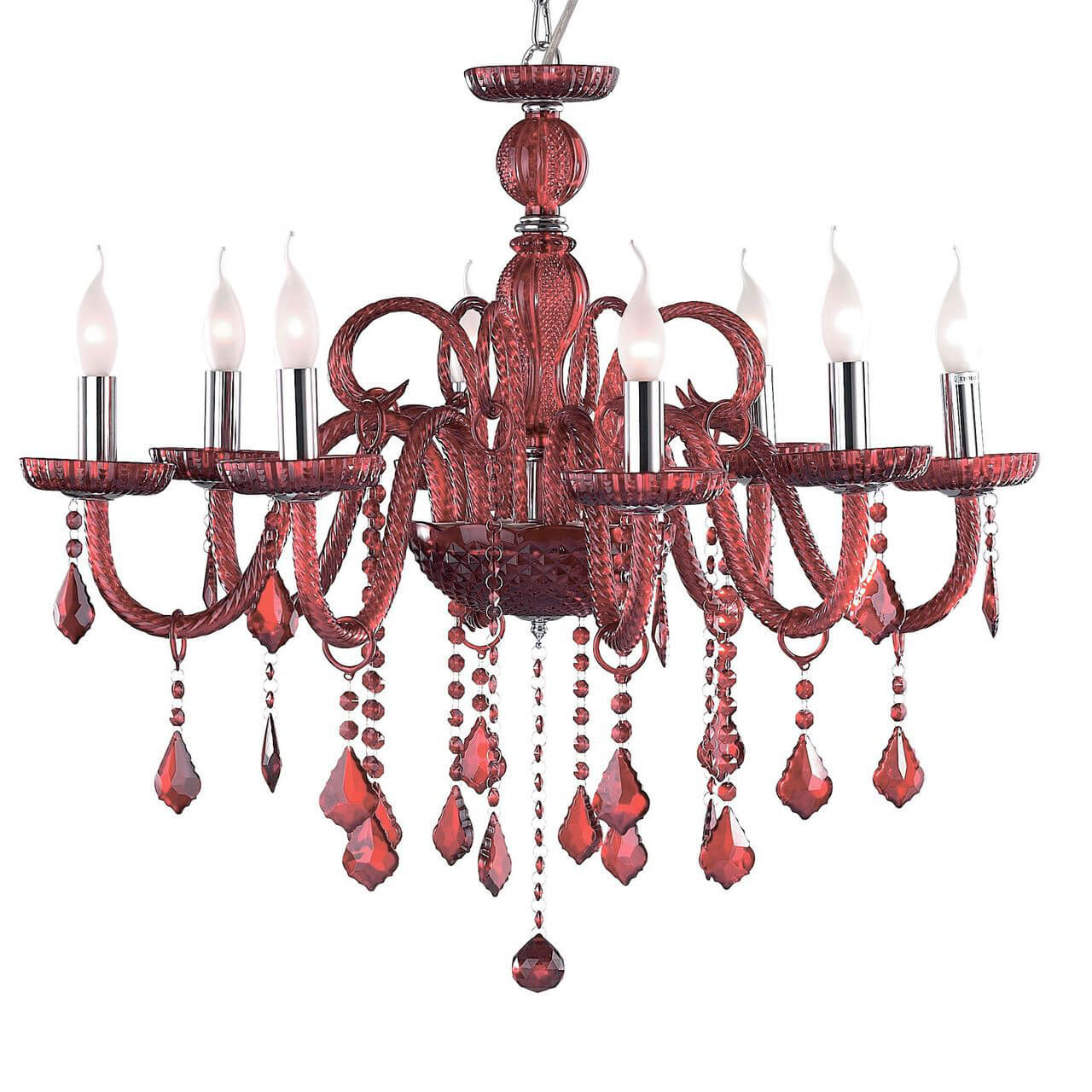 

Подвесная люстра Ideal Lux Giudecca SP8 Rosso