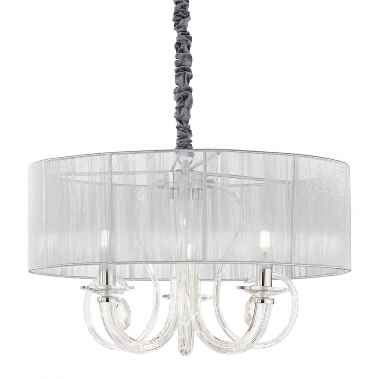 

Подвесная люстра Ideal Lux Swan SP3 Argento 208497, Серебро, Swan SP3 Argento Swan