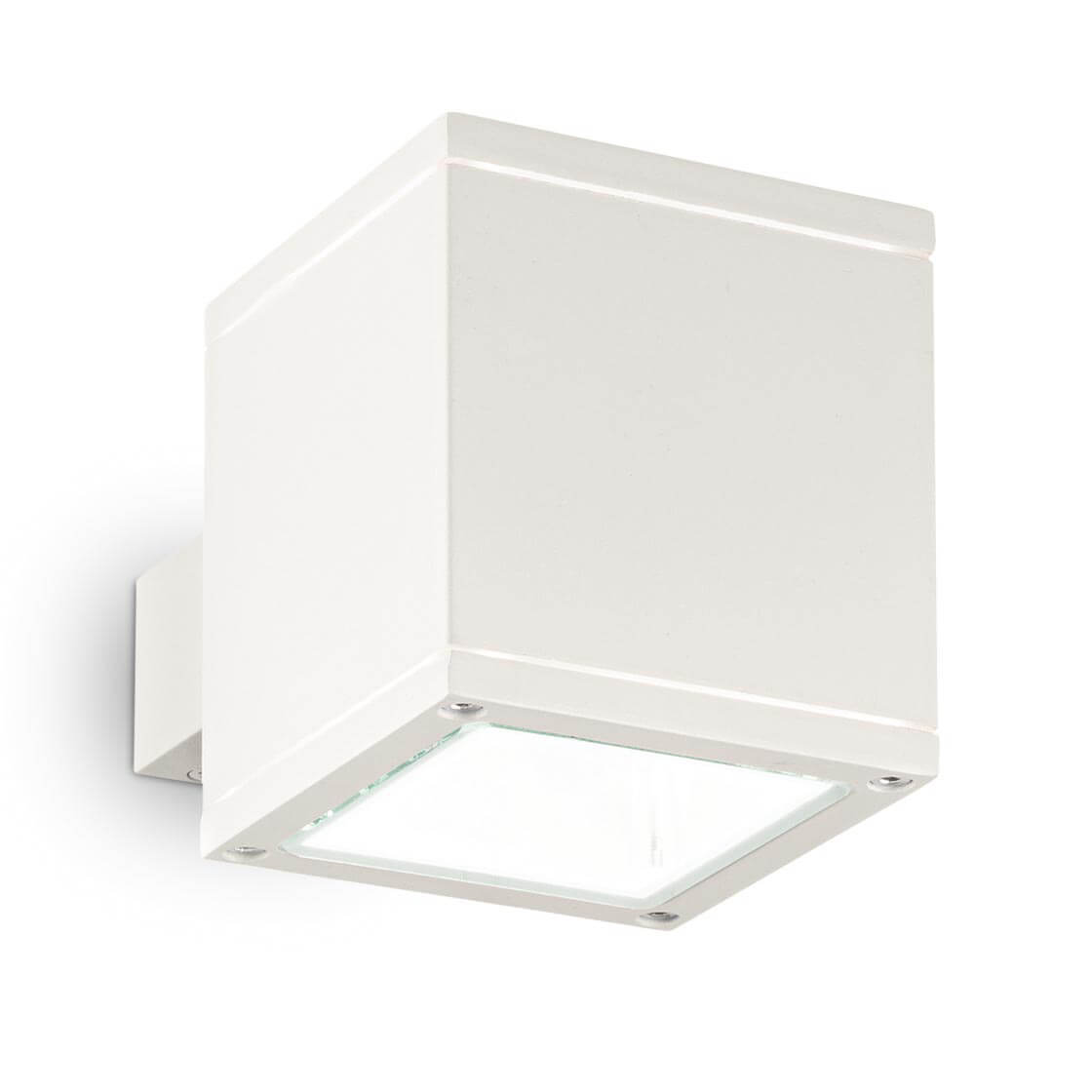 

Уличный настенный светильник Ideal Lux Snif Ap1 Square Bianco 144276, Белый, Snif Ap1 Square Bianco Snif