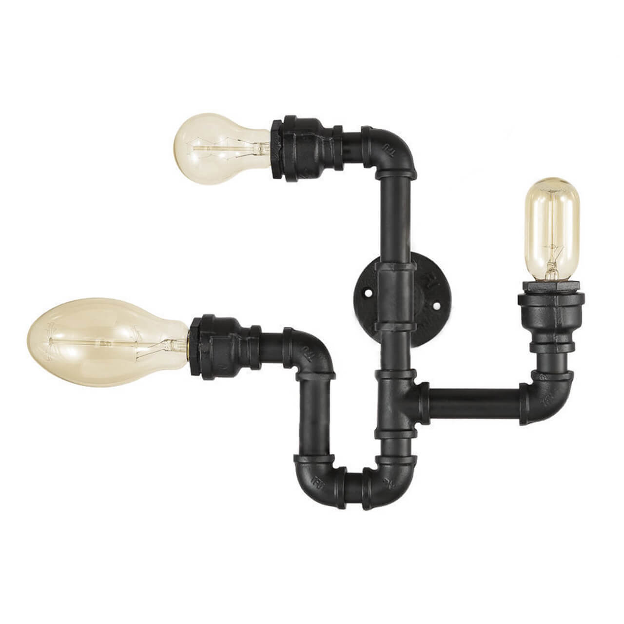 

Бра Ideal Lux Plumber AP3 Nero 142517, Черный, Plumber AP3 Nero PLumber