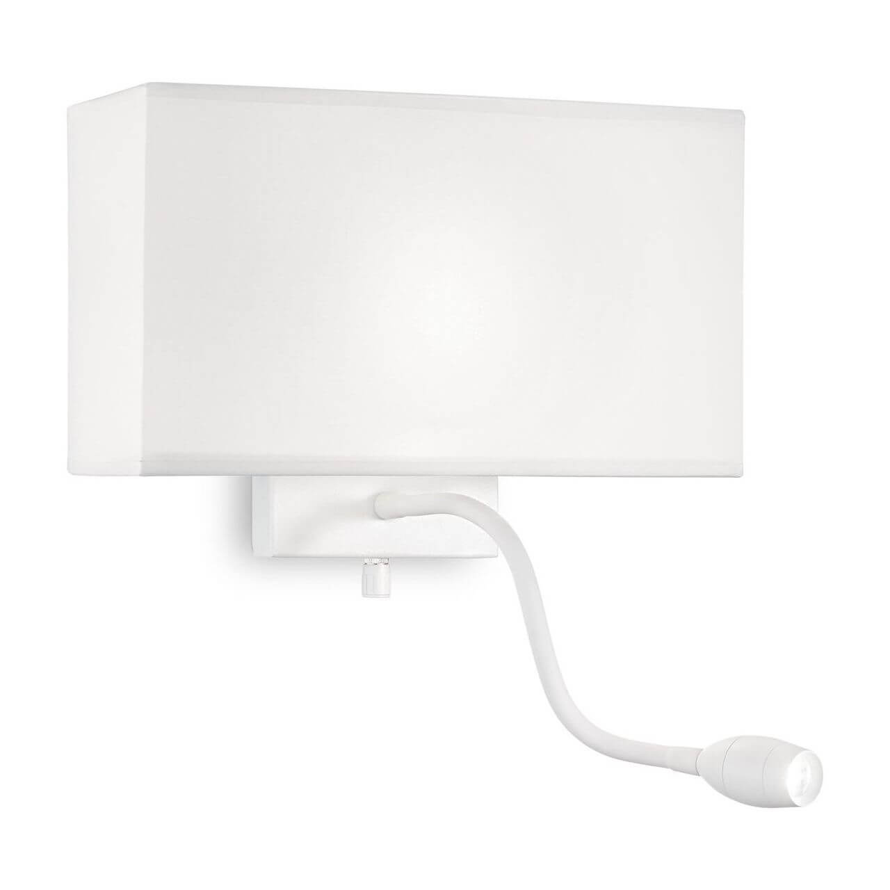 

Настенный светильник Ideal Lux Hotel AP2 All White 215693, Белый, Hotel AP2 All White Hotel