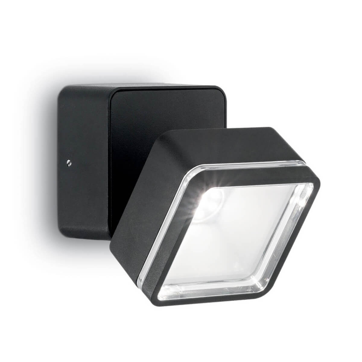 

Уличный настенный светодиодный светильник Ideal Lux Omega Ap Square Nero 4000K 165370, Черный, Omega Ap Square Nero 4000K Omega Square