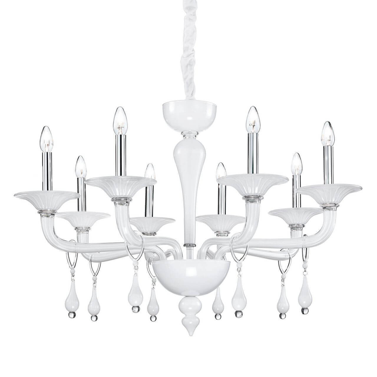 

Подвесная люстра Ideal Lux Miramare SP8 068190, Белый, Miramare SP8 Miramare