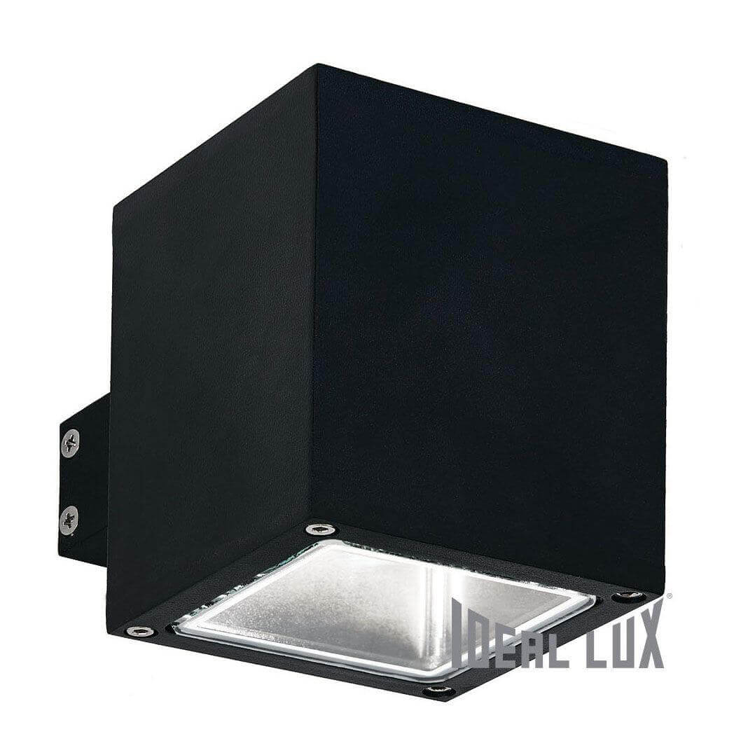 

Уличный настенный светильник Ideal Lux Snif Square AP1 Nero