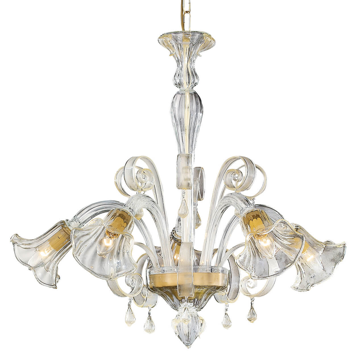 

Подвесная люстра Ideal Lux Ca DOro SP5 020969, Бежевый, Ca DOro SP5 Ca DOro