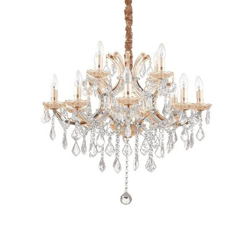 

Подвесная люстра Ideal Lux Napoleon SP12 Oro 167404, Золотой, Napoleon SP12 Oro Napoleon