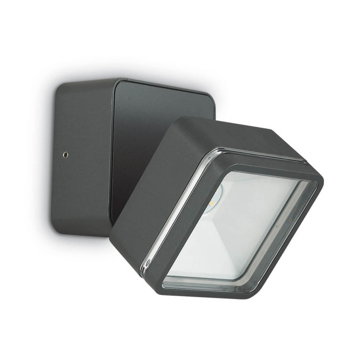 

Уличный настенный светодиодный светильник Ideal Lux Omega Ap Square Antracite 4000K 172514, Темно-серый, Omega Ap Square Antracite 4000K Omega Square