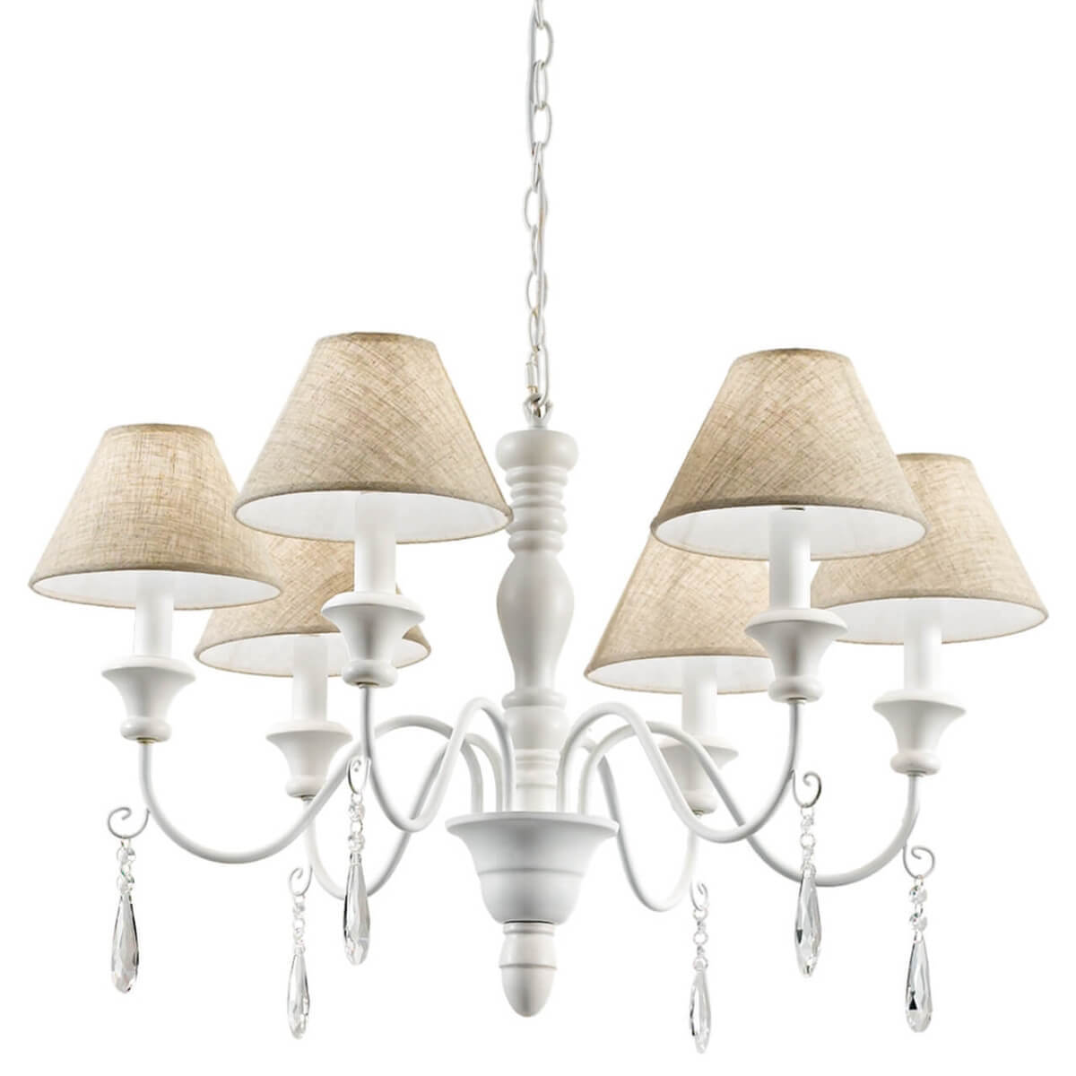 

Подвесная люстра Ideal Lux Provence SP6 003399, Бежевый, Provence SP6 Provence