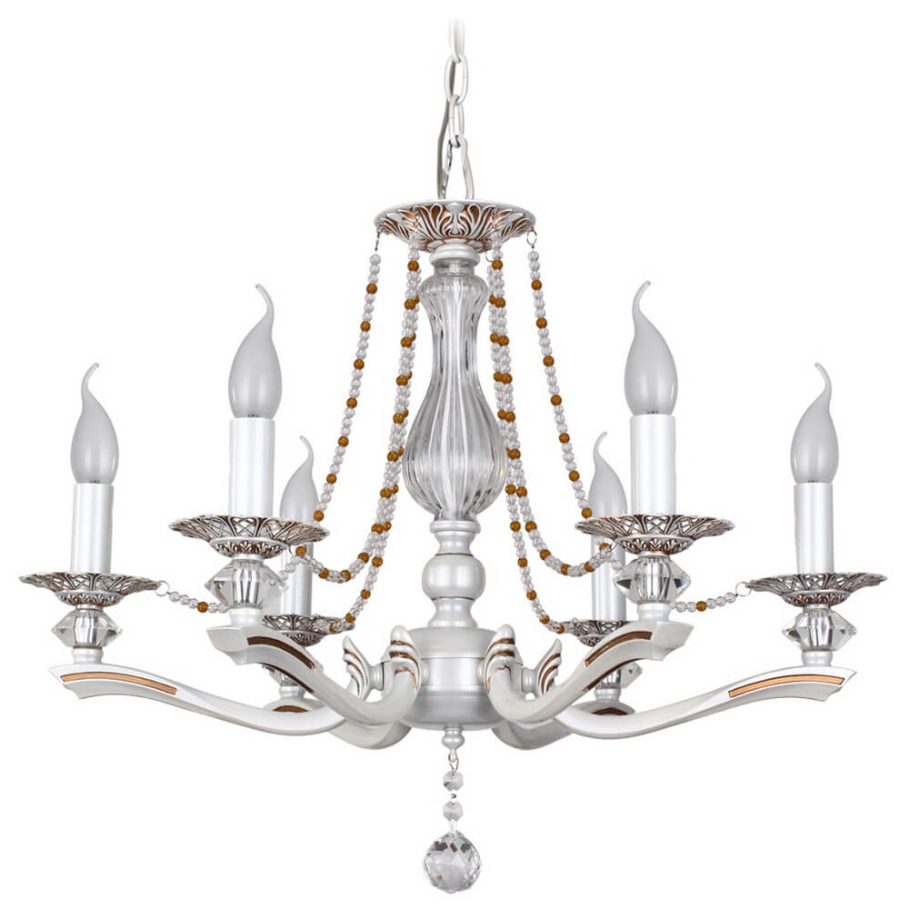 

Подвесная люстра IDLamp Eloisa 259/6-Whiteplatina