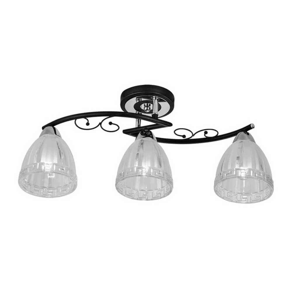 

Потолочная люстра IDLamp Nield 232/3PF-Blackchrome