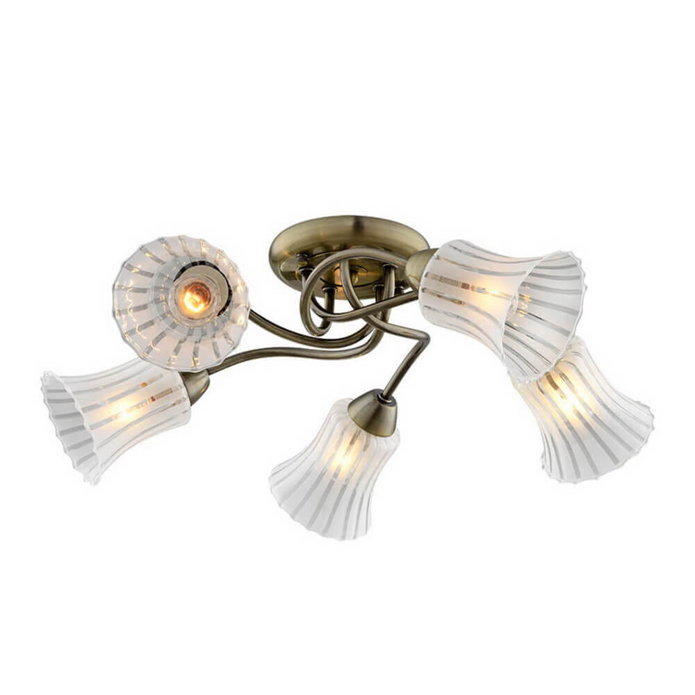 

Потолочная люстра IDLamp Nanzen 245/5PF-Oldbronze
