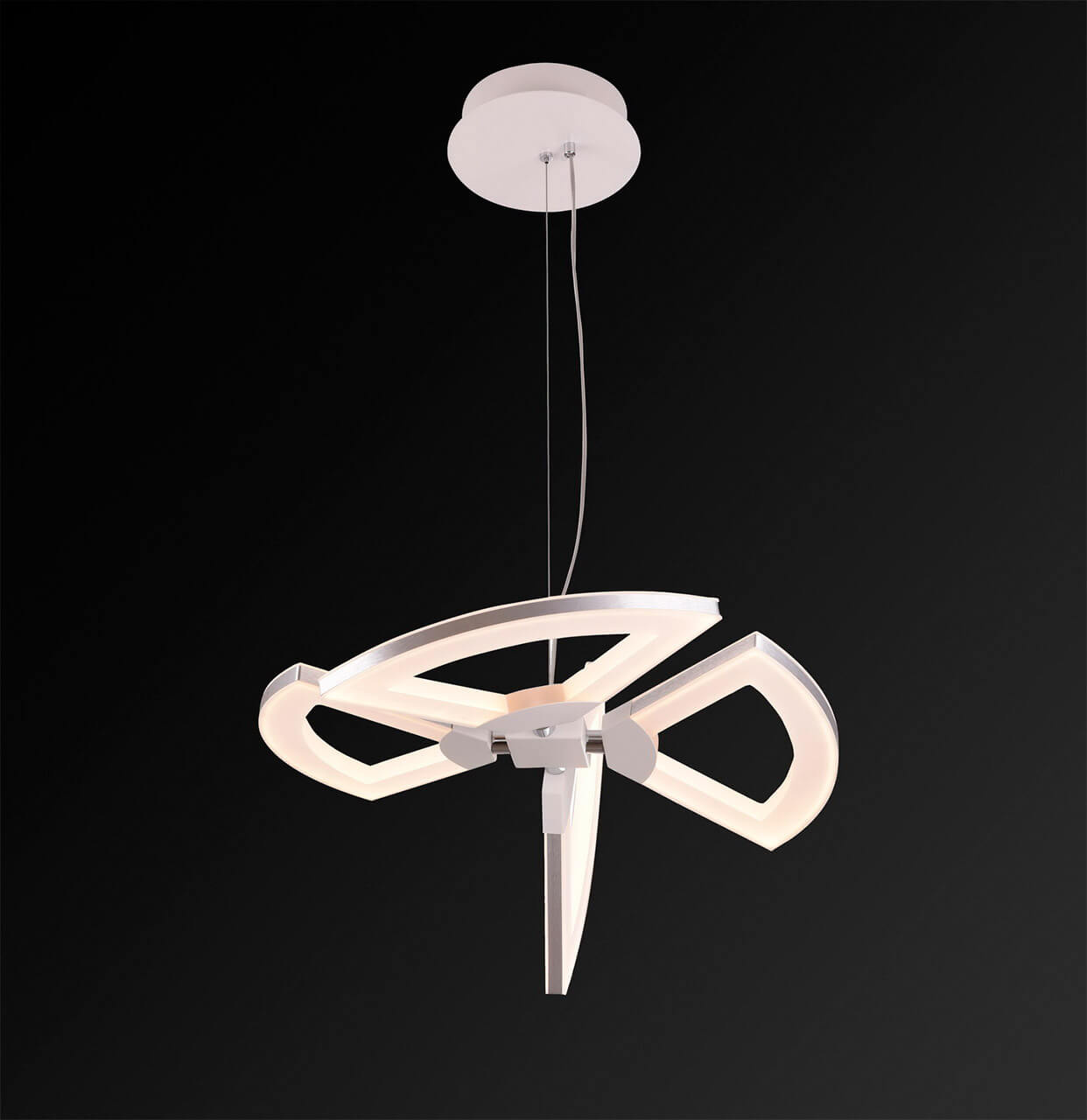 

Подвесной светодиодный светильник IDLamp Eleanor 398/50-LEDWhitechrome