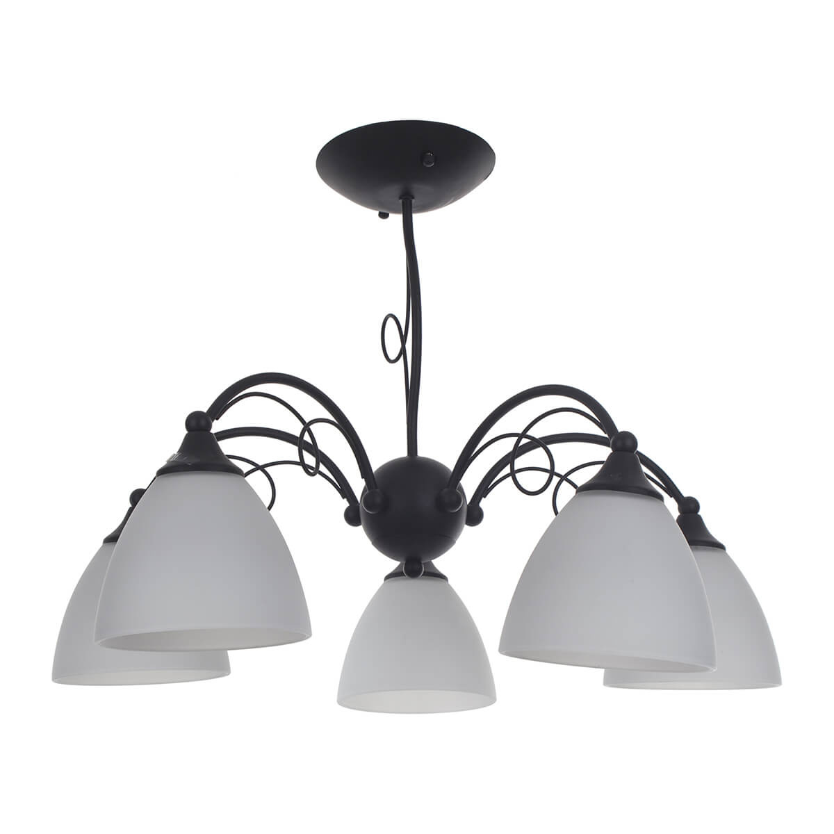 

Потолочная люстра IDLamp Elettra 881/5PF-Argentoscuro
