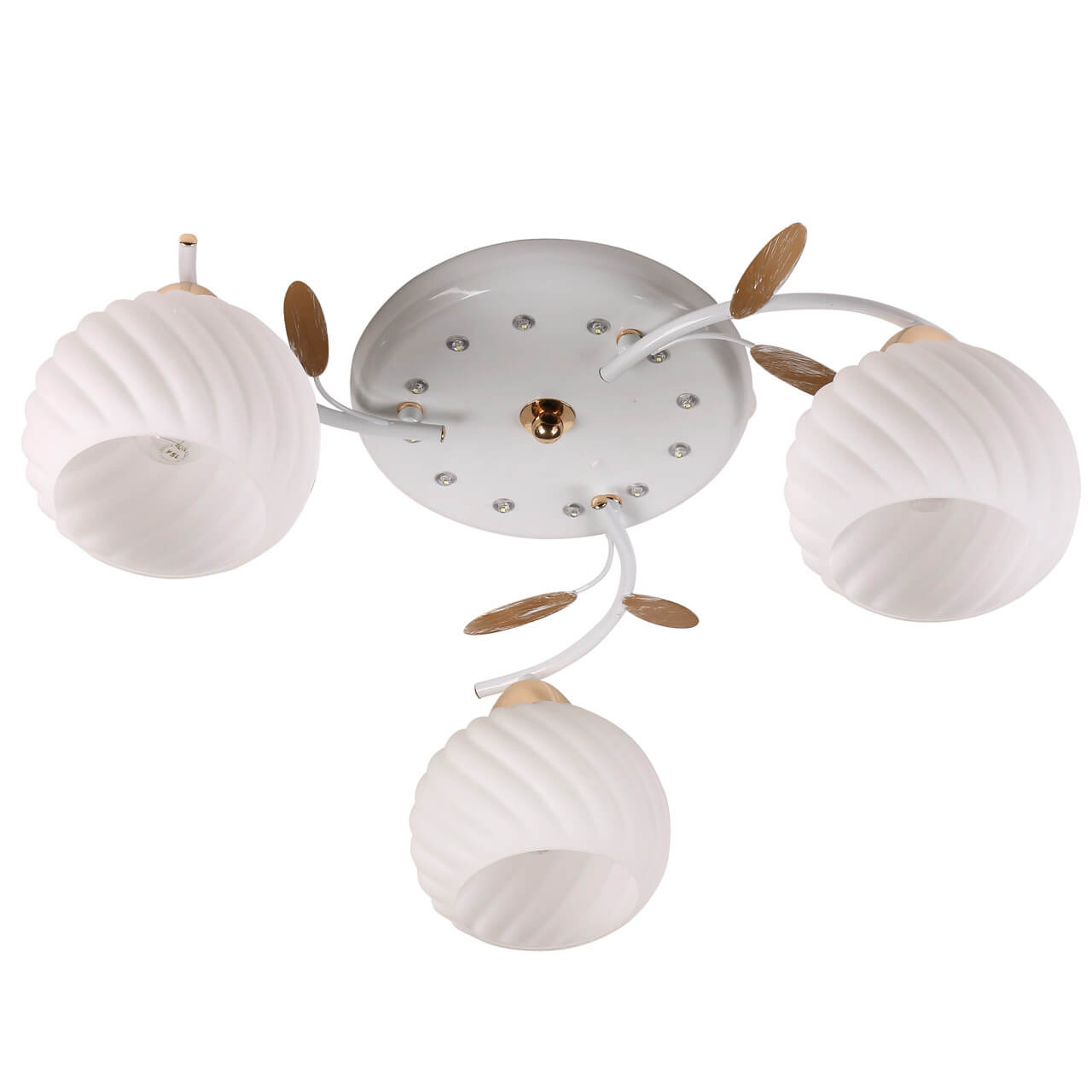 

Потолочная люстра IDLamp Filomena 821/3PF-LEDWhitegold