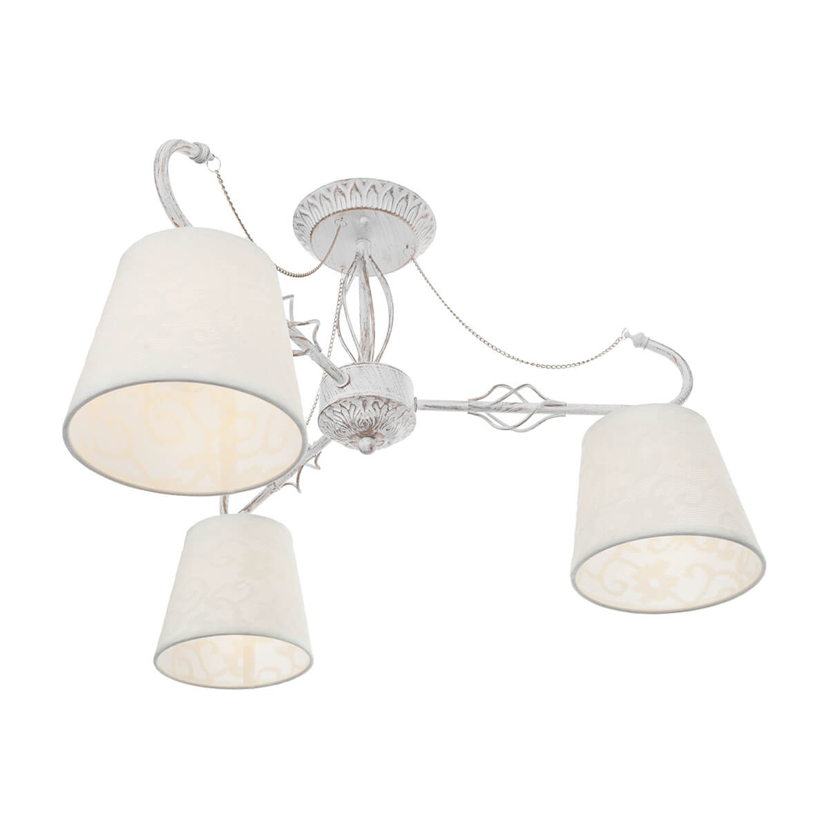 

Потолочная люстра IDLamp Vilucchio 556/3PF-Whitepatina