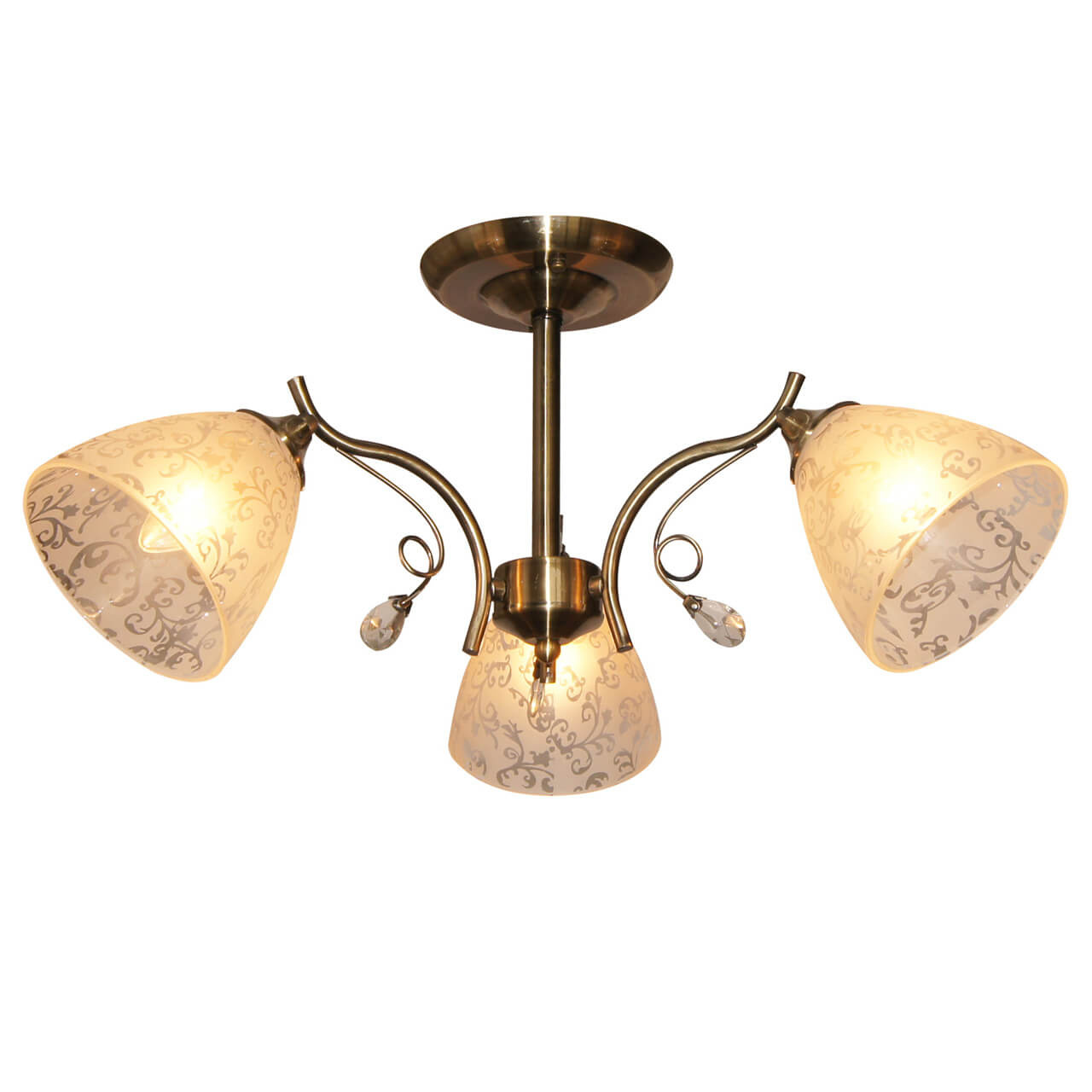 

Потолочная люстра IDLamp Orebella 852/3PF-Oldbronze