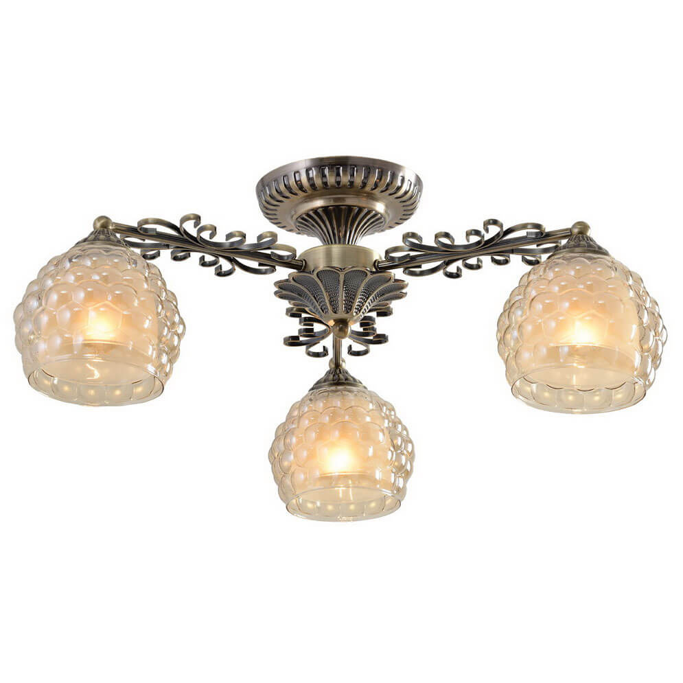 

Потолочная люстра IDLamp Bella 285/3PF-Oldbronze