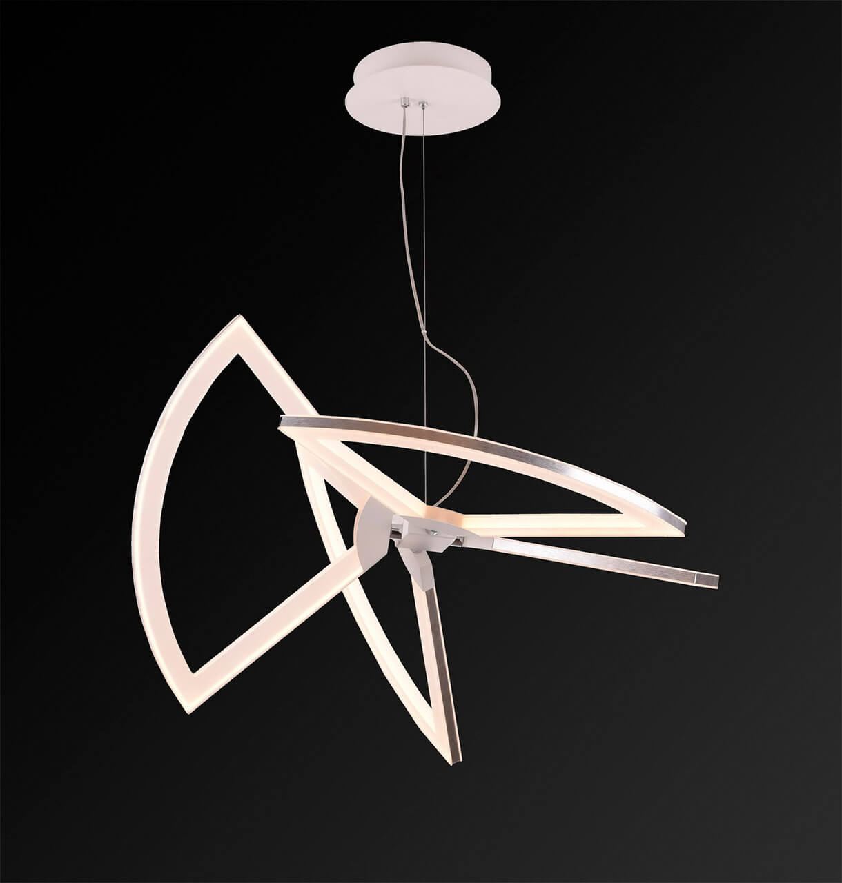 

Подвесной светодиодный светильник IDLamp Eleanor 398/80-LEDWhitechrome