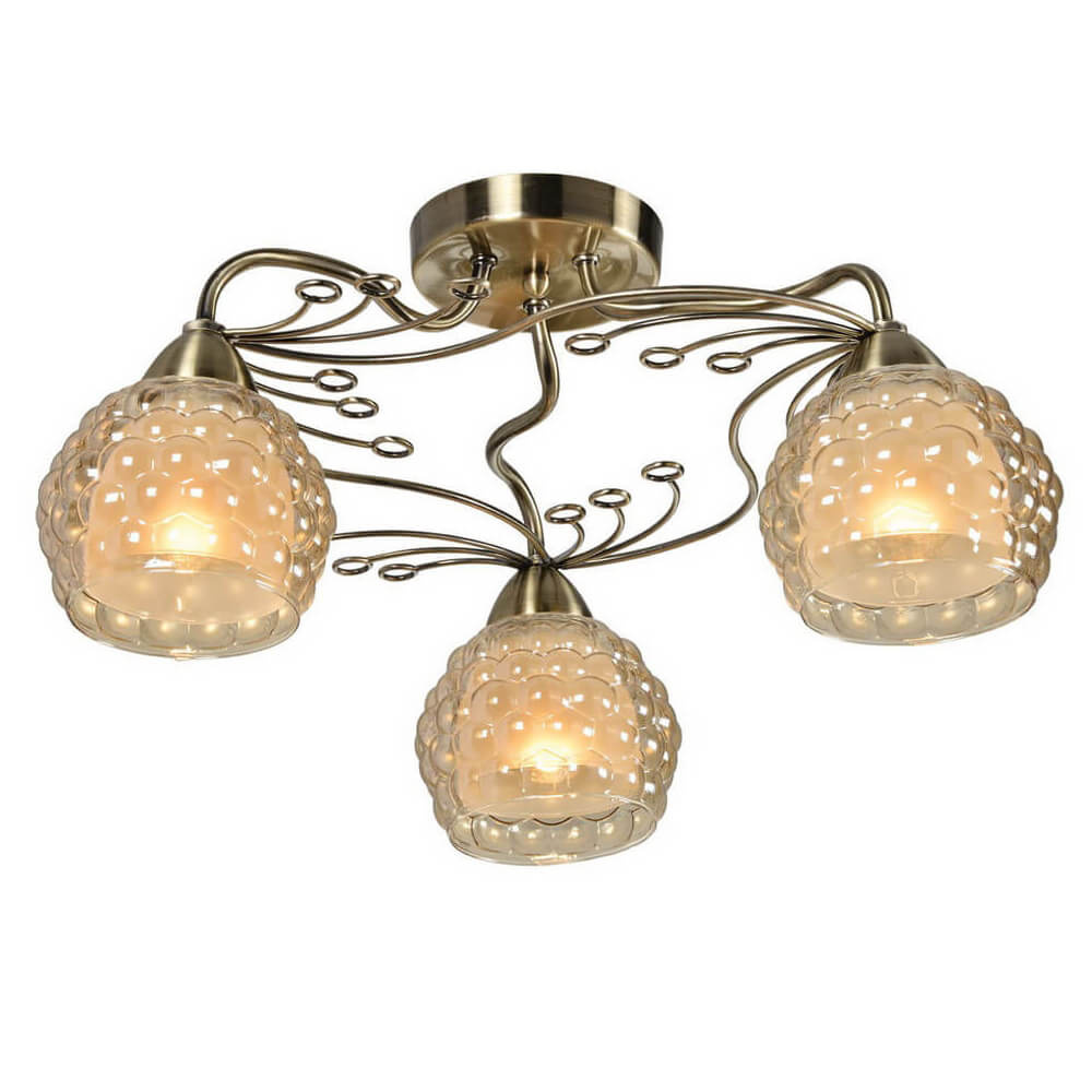 

Потолочная люстра IDLamp Verity 286/3PF-Oldbronze