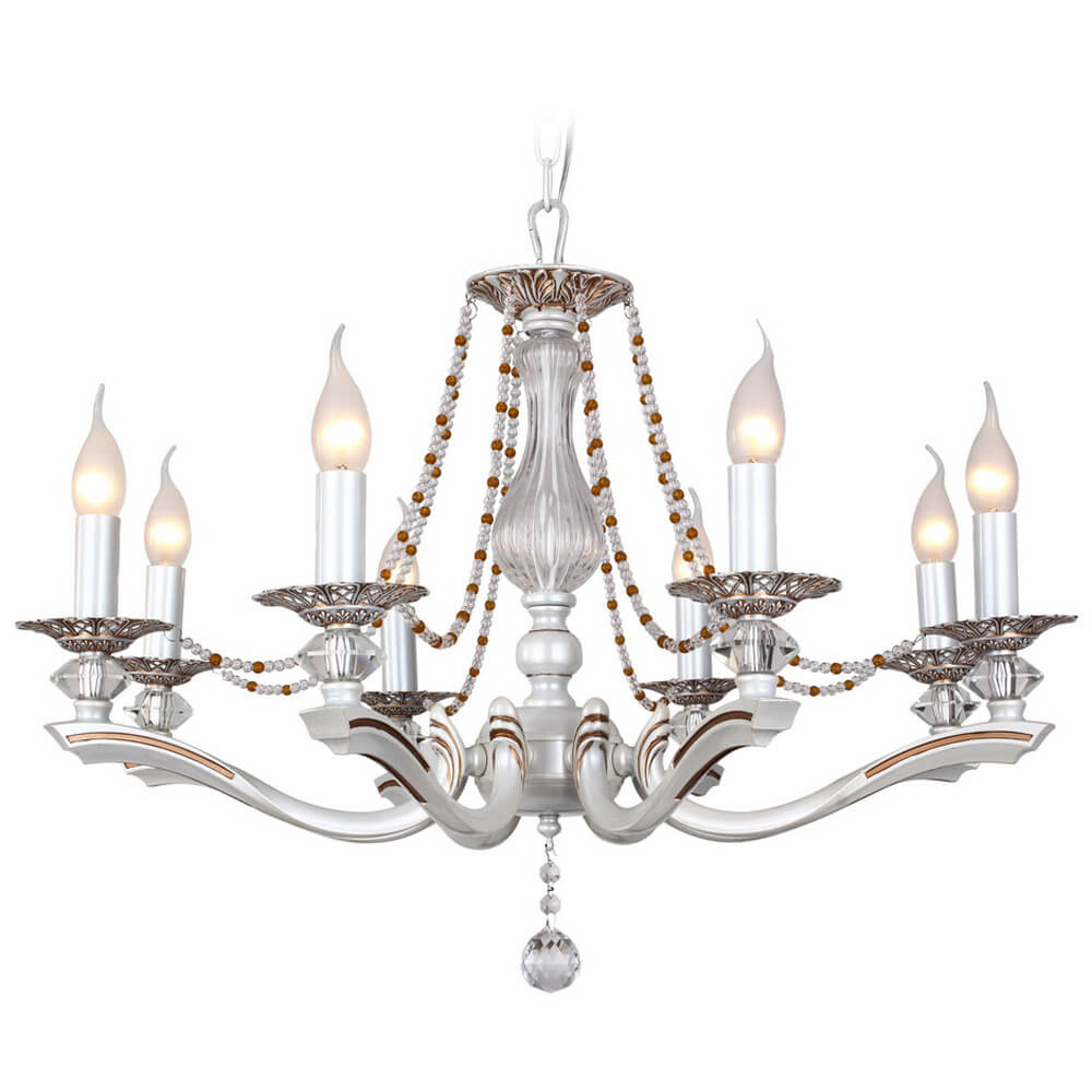 

Подвесная люстра IDLamp Eloisa 259/8-Whiteplatina