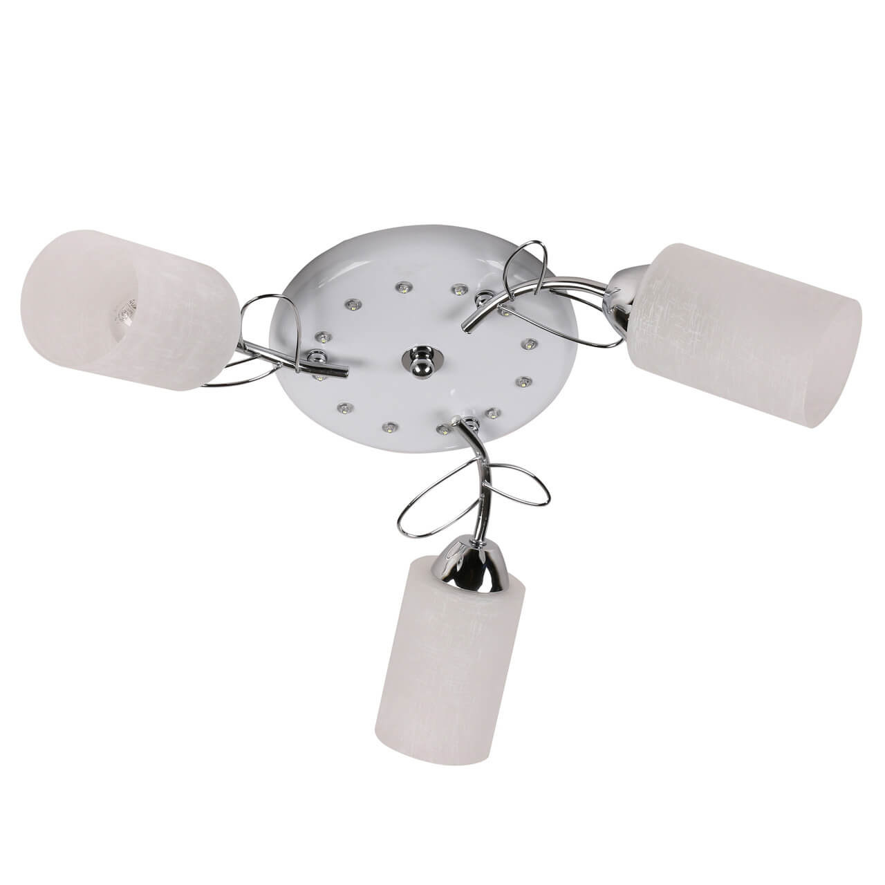 

Потолочная люстра IDLamp Alda 841/3PF-LEDWhitechrome