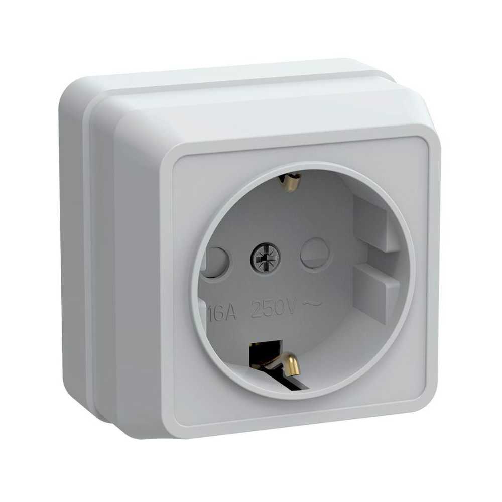 

Розетка 2P+PE IEK Oktava со шторками белая ERO14-K01-16-DC, Белый, ERO14-K01-16-DC Oktava белая