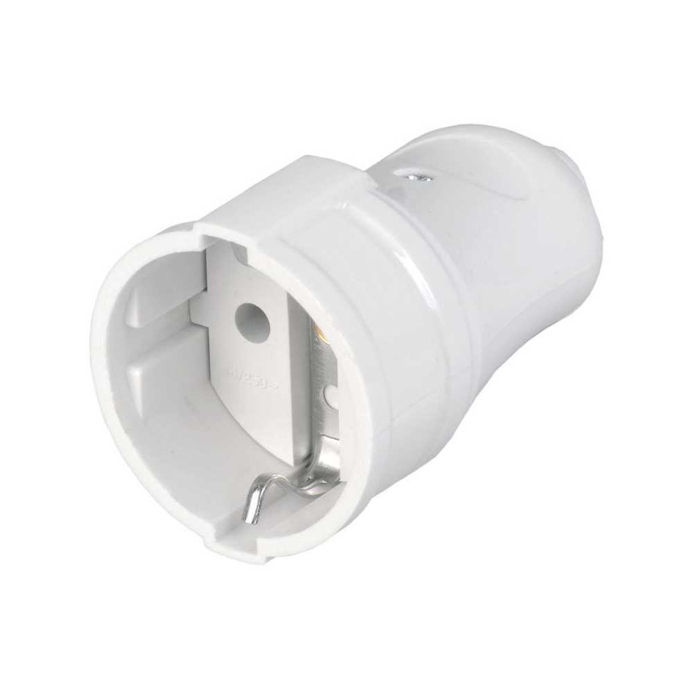 

Розетка разборная 2P+PE IEK белая ERP10-16-01-K01, Белый, ERP10-16-01-K01