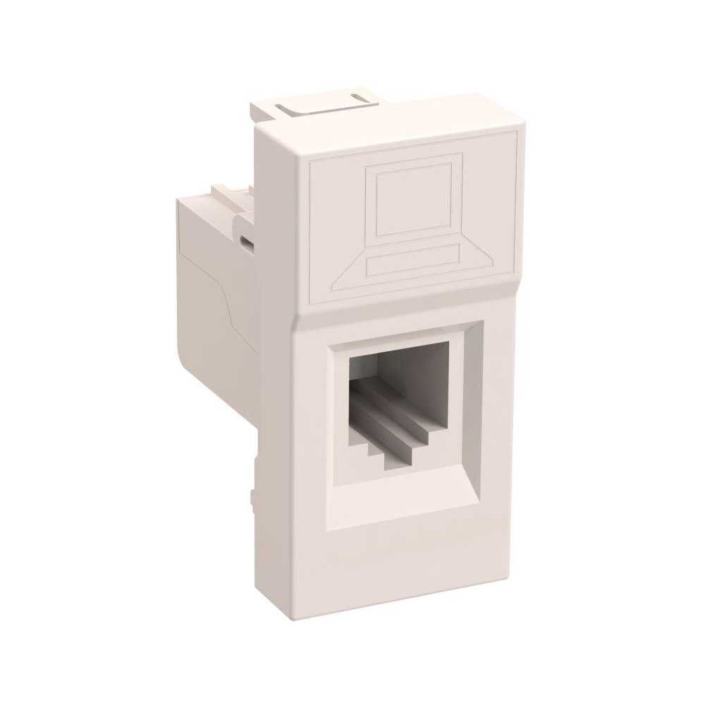 

Розетка компьютерная RJ45 IEK Primer кат.5E UTP белая CKK-40D-RI1-K01, Белый, CKK-40D-RI1-K01 Primer белая