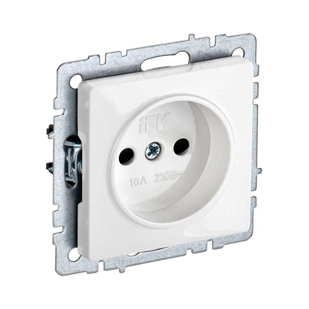 

Розетка 2P IEK Brite белая BR-R10-10-K01, Белый, BR-R10-10-K01 Brite белая