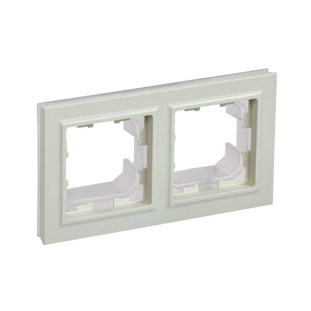 

Рамка 2-постовая IEK Brite бежевая BR-M22-44-K10, Бежевый, BR-M22-44-K10 Brite бежевый