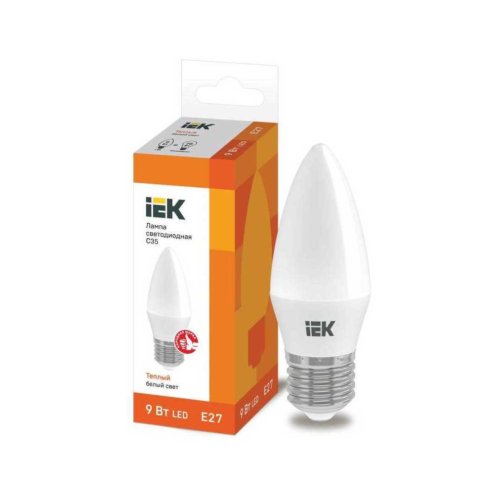 

Лампа светодиодная IEK E27 9W 3000K матовая LLE-C35-9-230-30-E27, Матовый, LLE-C35-9-230-30-E27 Lighting Eco LLE-C35