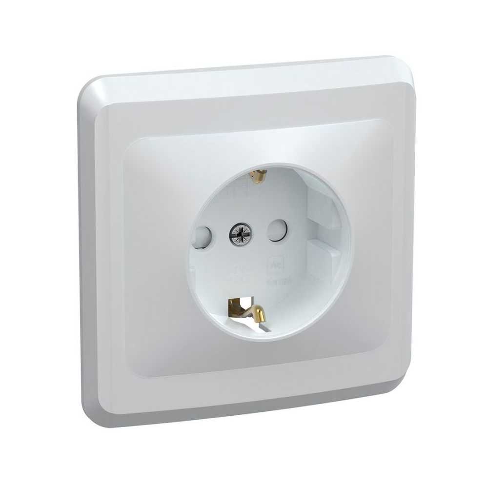 

Розетка 2P+PE IEK Vega со шторками белая ERV14-K01-16-DM, Белый, ERV14-K01-16-DM Vega белая