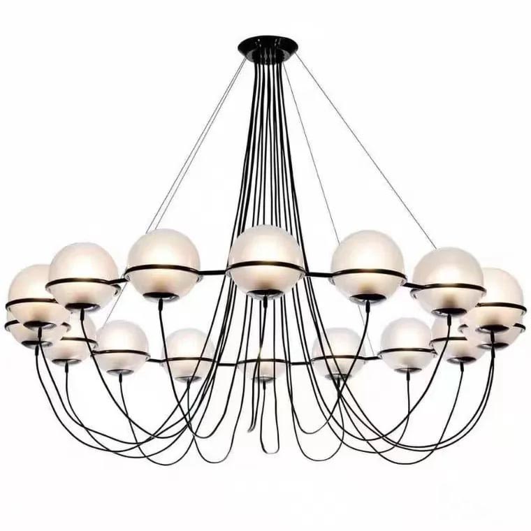 

Подвесная люстра iLamp Globe 10346P/16 BK-WH, Белый, 10346P/16 BK-WH Globe