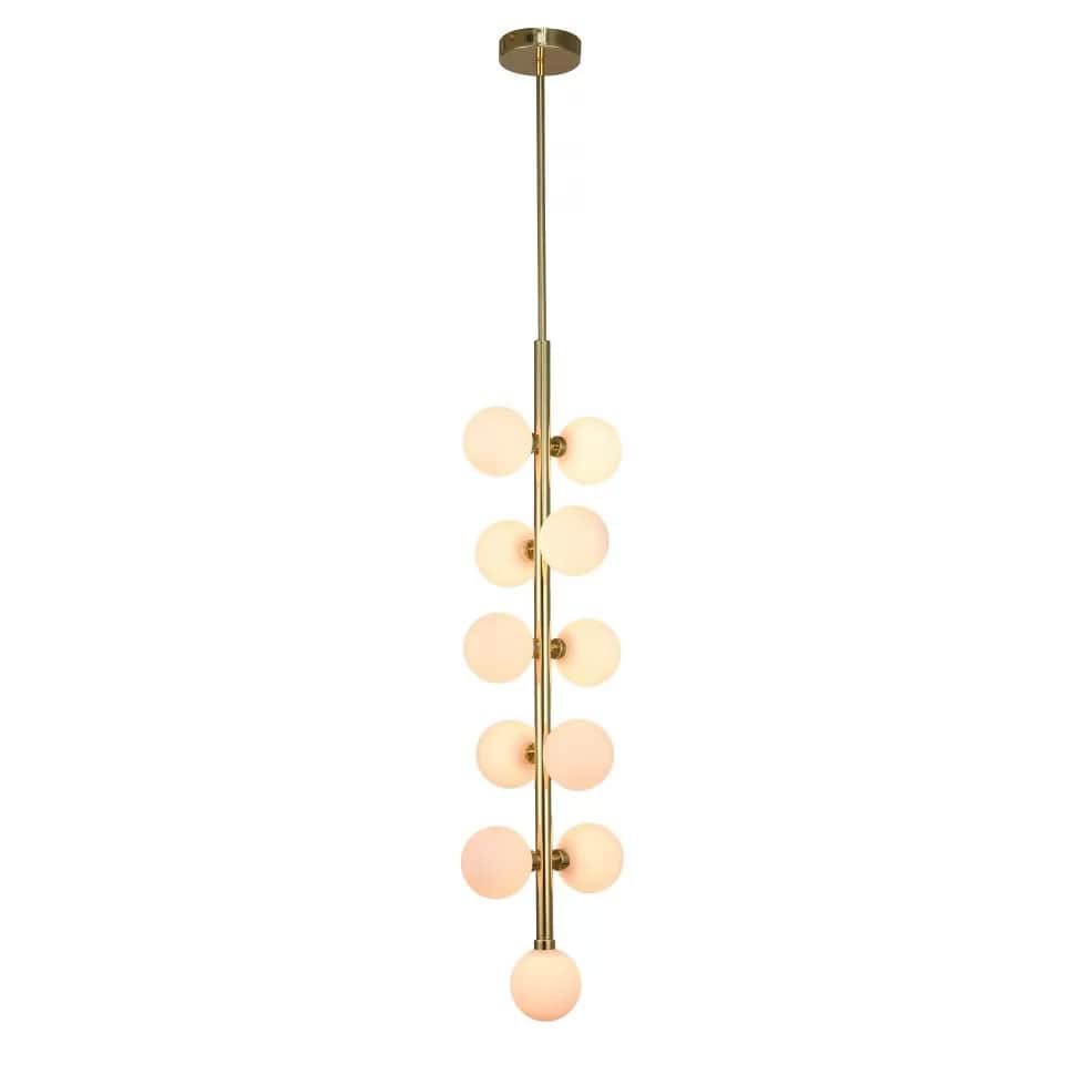 

Подвесная люстра iLamp Golden 777P/11 GL-WH, Белый, 777P/11 GL-WH Golden