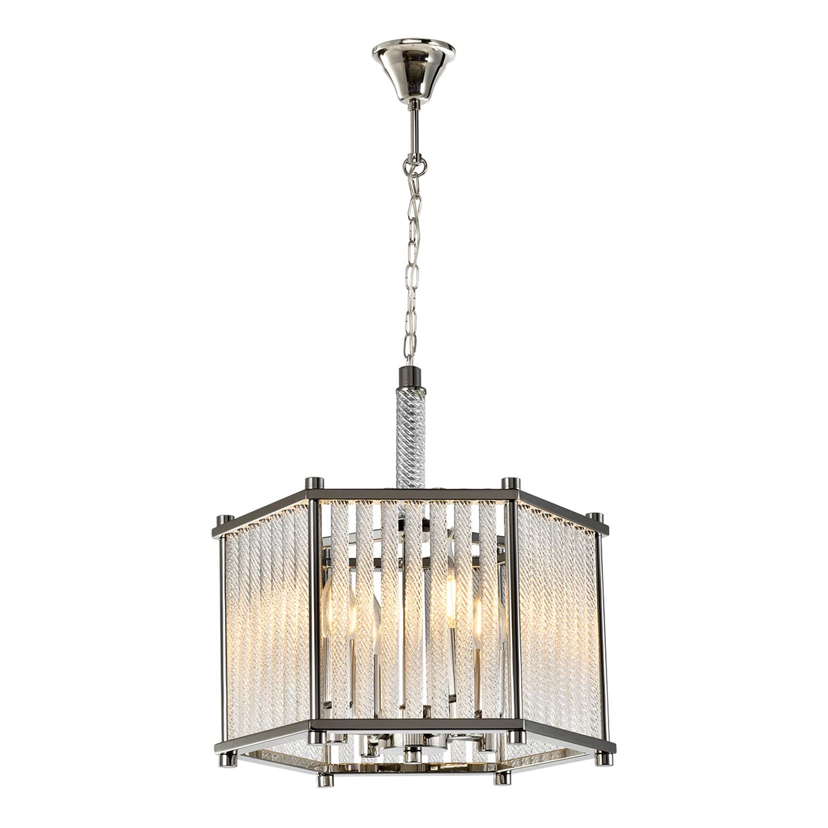 

Подвесная люстра iLamp Rich P9509-4 NIC, Никель, P9509-4 NIC Rich