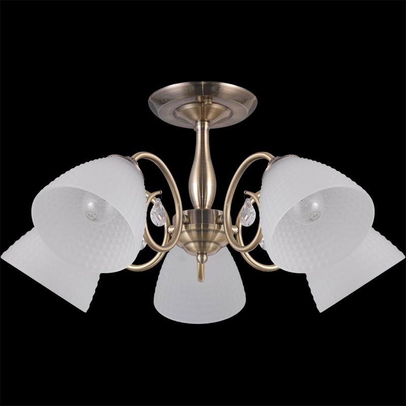 

Потолочная люстра Illumico IL9450-5PSQ-29 AB, Античная бронза, IL9450-5PSQ-29 AB