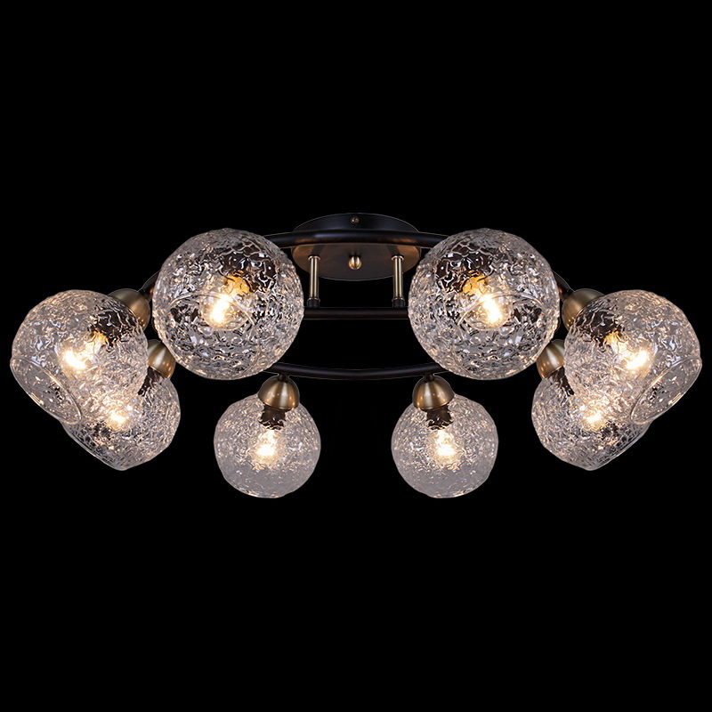

Потолочная люстра Illumico IL0296-8CSQ-79 BK AB, Черный, IL0296-8CSQ-79 BK AB